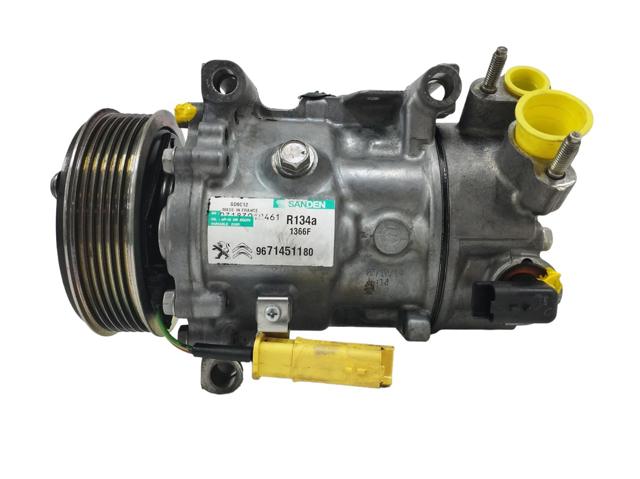 Compressor de ar condicionado para Peugeot 508 sw i (8e_) 2.0 HDI RXH Hybrid4 RHC (DW10CTED4) 9671451180