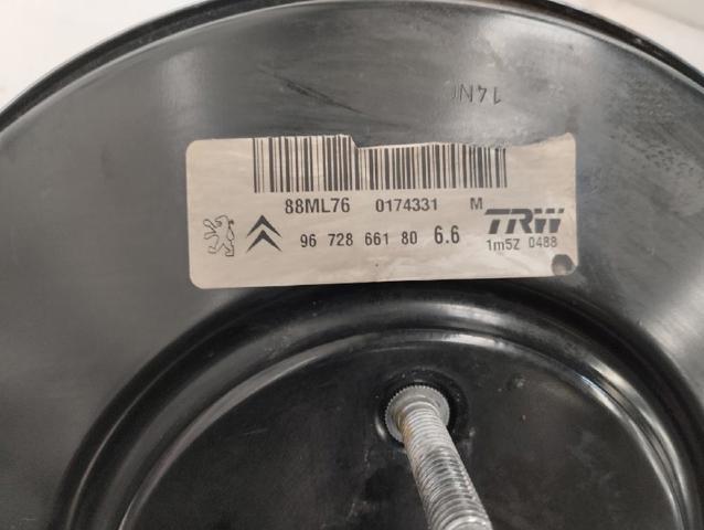 Reforçador dos freios a vácuo 9672866180 PEUGEOT