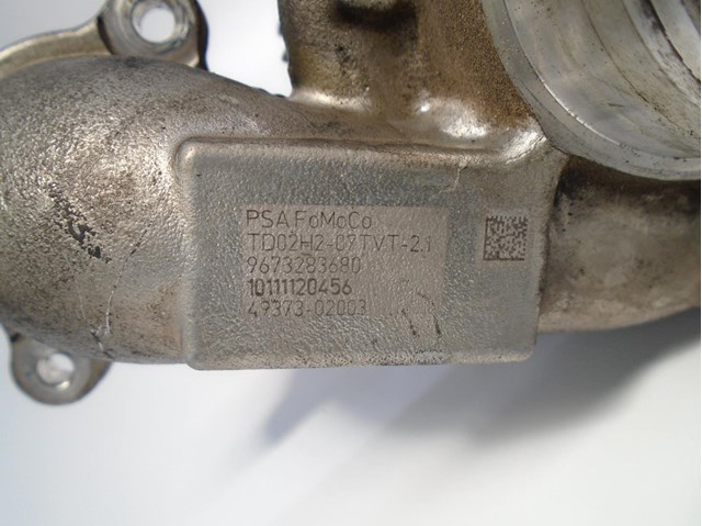 Turbocompressor para citroen c1 1.0 8h01 9673283680