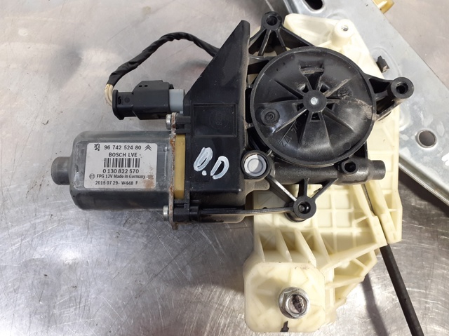 Mecanismo de acionamento de vidro da porta dianteira direita Citroen C4