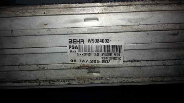 PEUGEOT 9674720580 Интеркулер в наличии Черкассы