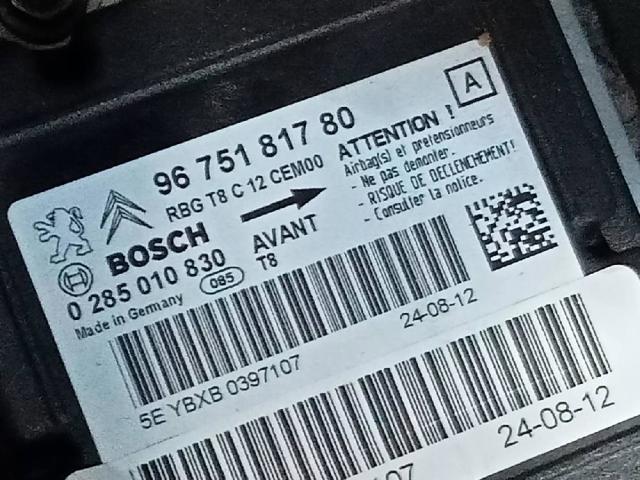 9675181780 Модуль-процессор управления подушкой безопасности (ЭБУ AIRBAG) купить Чернигов