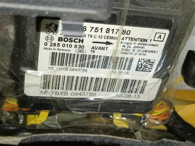 9675181780 PEUGEOT Модуль-процессор управления подушкой безопасности (ЭБУ AIRBAG) купить в Чернигов