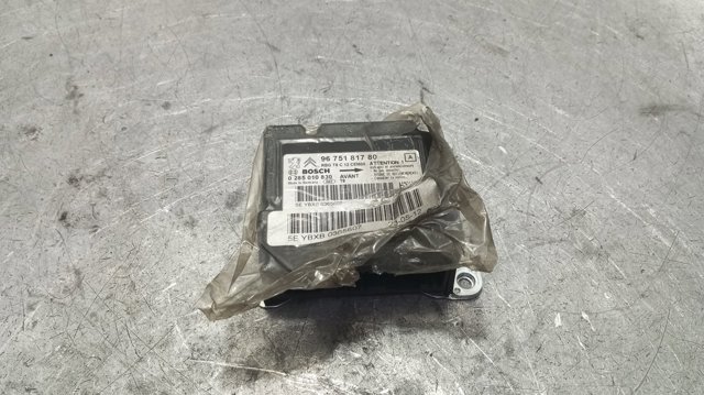 9675181780 PEUGEOT Модуль-процессор управления подушкой безопасности (ЭБУ AIRBAG) купить в Тернополь