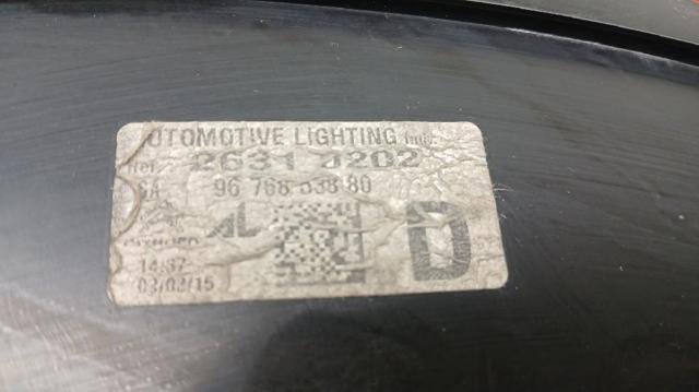 9676853880 Задний фонарь купить Ирпень
