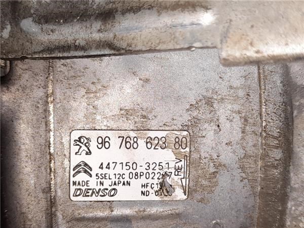 Compressor de ar condicionado para Citroen C-Elysee (2014-...) 1.6 BlueHDI 100 BH02 9676862380