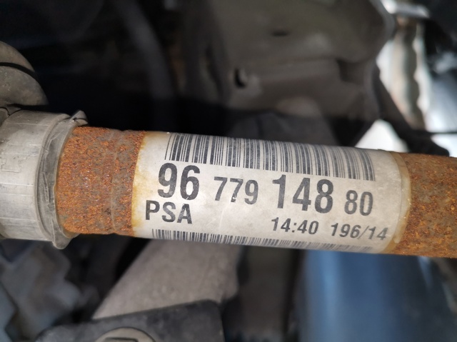 9677914880 PEUGEOT Полуось (привод) передняя левая купить в Винница