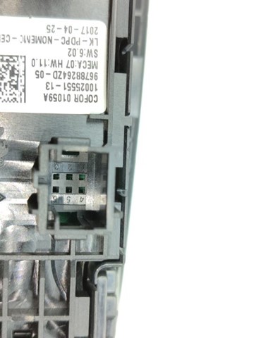 96788264ZD PEUGEOT Кнопочный блок управления стеклоподъемником передний левый купить в Тернополь