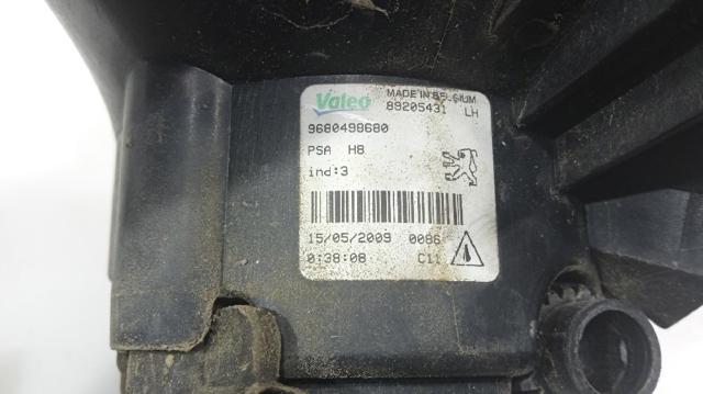 PEUGEOT 9680498680 Фара противотуманная левая в наличии Чернигов