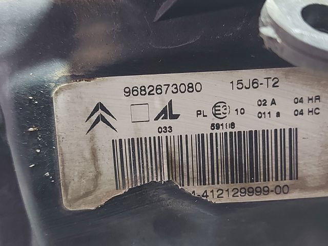 PEUGEOT 9682673080 Левая фара в наличии Черкассы