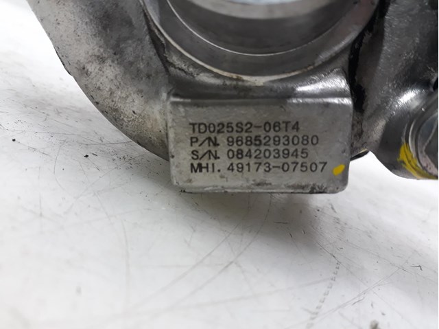 Turbocompressor para ford focus ii 1.6 tdci hhda 9685293080