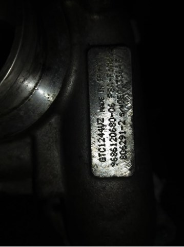 Turbocompressor para citroen c4 ii 1.6 hdi 110 9hrdv6c 9686120680