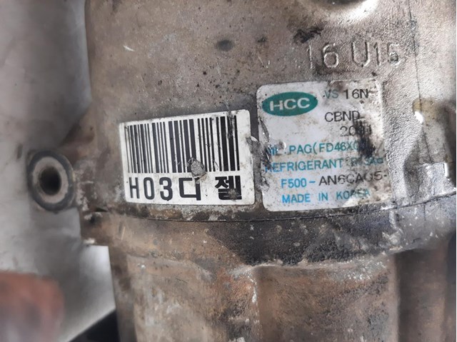 Compressor de ar condicionado para Hyundai Matrix 1.5 crdi vgt d4fa 9770117611