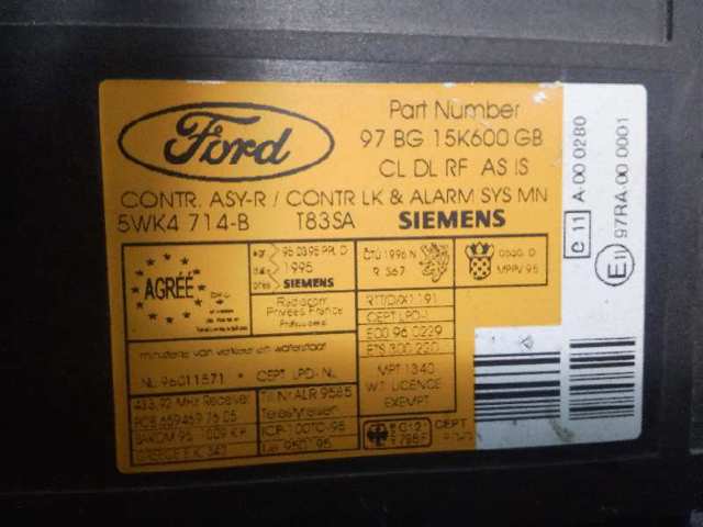 FORD 97BG15K600GB в наличии Каменское