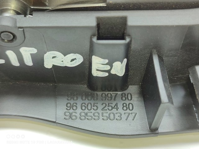 9800099780 PEUGEOT Ручка двери левой внутренняя передняя/задняя купить в Черкассы