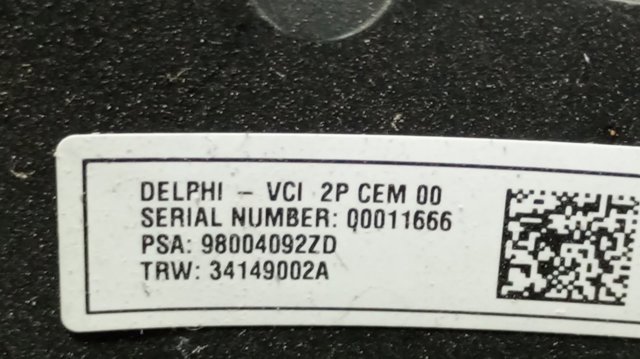 PEUGEOT 98004092ZD в наличии Ровно