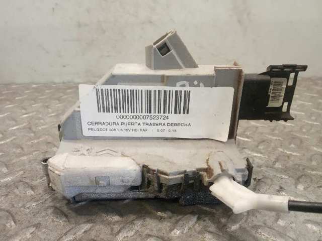 9800617480 PEUGEOT Замок двери задней правой купить в Тернополь