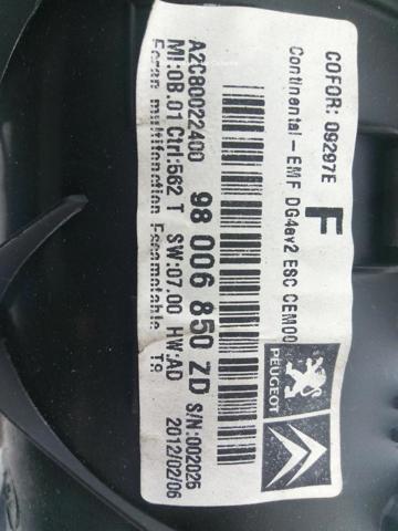 PEUGEOT 98006850ZD в наличии Полтава