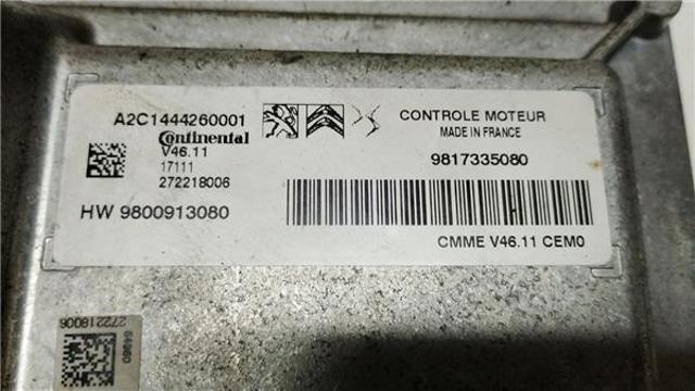 PEUGEOT 9800913080 в наличии Одесса