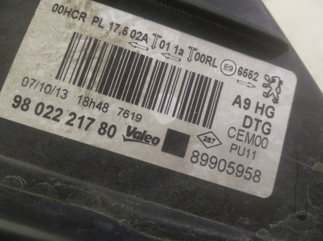 9802221780 Peugeot/Citroen