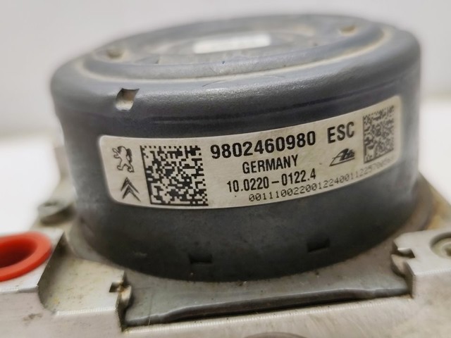 9802460980 PEUGEOT Блок управления АБС (ABS) гидравлический купить в Сумы