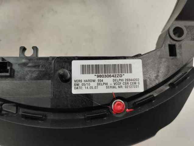98030642ZD PEUGEOT Блок кнопочных переключателей рулевого колеса купить в Львов