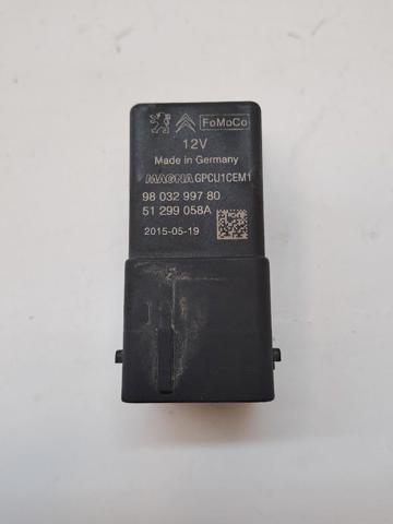 Relê das velas de incandescência 9803299780 FORD