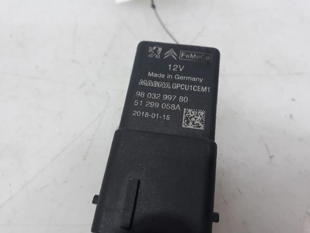 Relê das velas de incandescência 9803299780 FORD