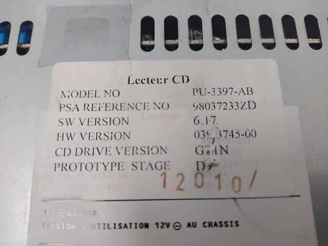 PEUGEOT 98037233ZD в наличии Житомир