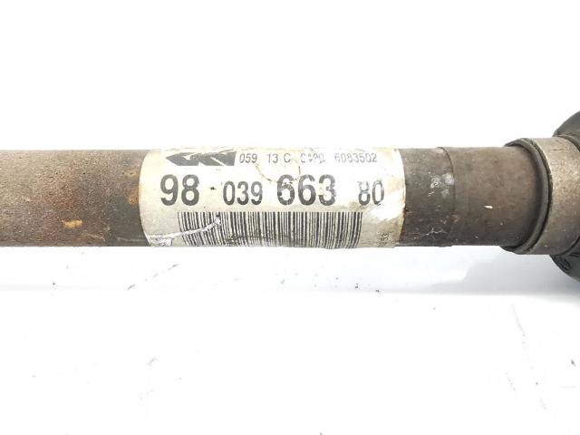 9803966380 PEUGEOT Правая полуось купить в Ровно