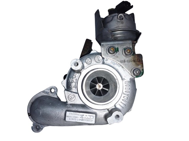 Turbocompressor para Peugeot 208 (ca_,ca_) (2012-...) 1.4 HDI 8h01 9804119380