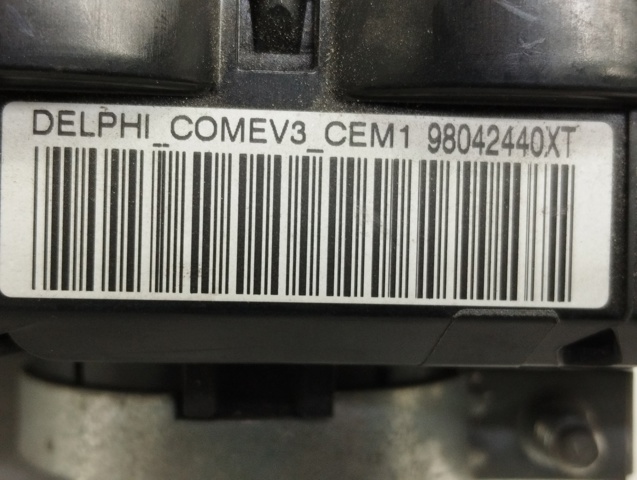 Comutador instalado na coluna da direção, montado Peugeot 307 3A, 3C