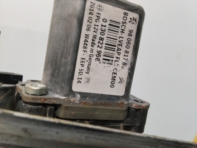9806088080 PEUGEOT Механизм стеклоподъемника двери задней правой купить в Днепр