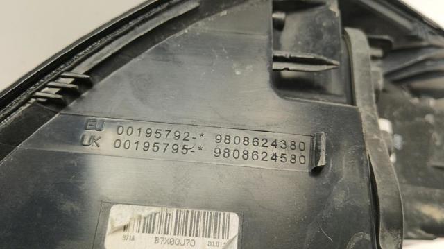 9808624380 PEUGEOT Фонарь задний правый внешний купить в Павлоград