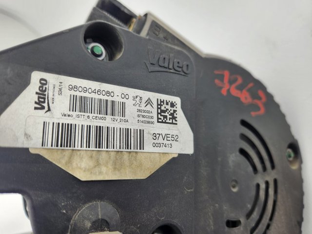 9809046080 PEUGEOT Генератор купить в Чернигов