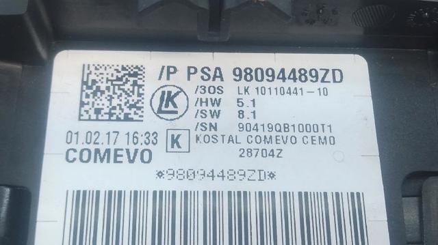 PEUGEOT 98094489ZD в наличии Сумы