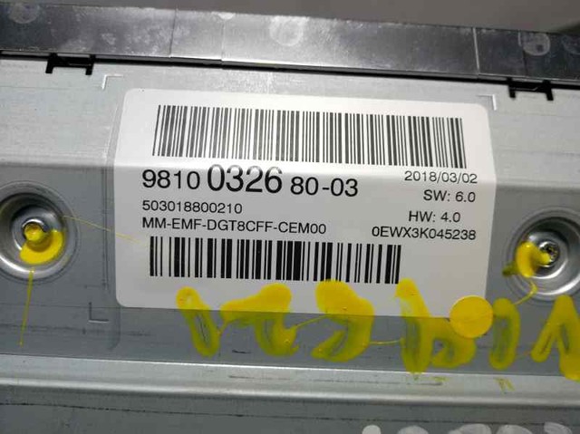 9810032680 PEUGEOT Дисплей многофункциональный купить в Черкассы