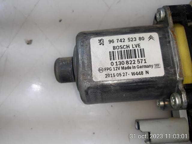 Mecanismo de acionamento de vidro da porta dianteira esquerda Citroen C4