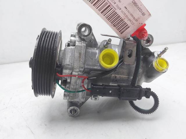 Compressor de ar condicionado para Citroen C-Elysee (2014-...) 1.6 BlueHDI 100 BH02 9810349980