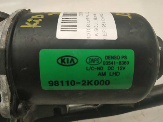 Motor de limpador pára-brisas do pára-brisas 981102K000 Hyundai/Kia