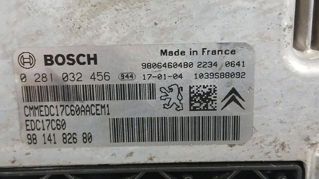 9814182680 Модуль управления (ЭБУ) двигателем купить Запорожье