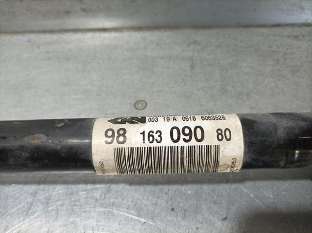 9816309080 PEUGEOT Правая полуось купить в Львов