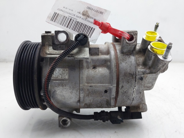 Compressor de ar condicionado para citroen c4 ii 1.2 thp 110 hn01 9819714980