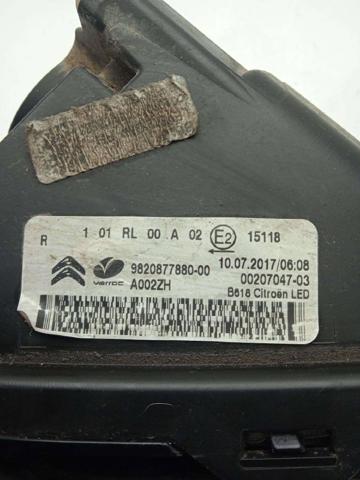 PEUGEOT 9820877880 Фара противотуманная правая в наличии Павлоград