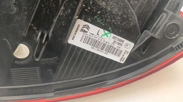9821349980 PEUGEOT Фонарь задний левый внешний купить в Житомир