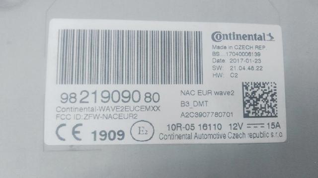 PEUGEOT 9821909080 в наличии Запорожье