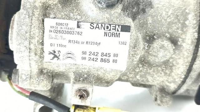 9824284580 PEUGEOT Компрессор кондиционера купить в Николаев