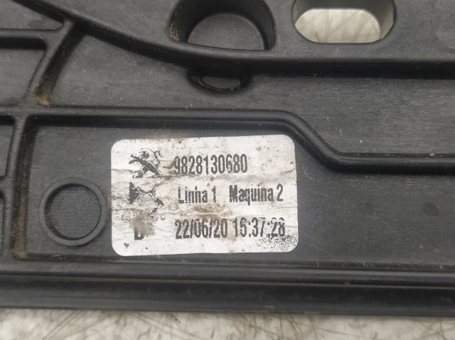 PEUGEOT 9828130680 Механизм стеклоподъемника двери передней правой в наличии Николаев