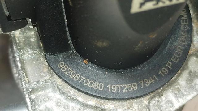 9829870080 OPEL Клапан EGR рециркуляции газов купить в Сумы