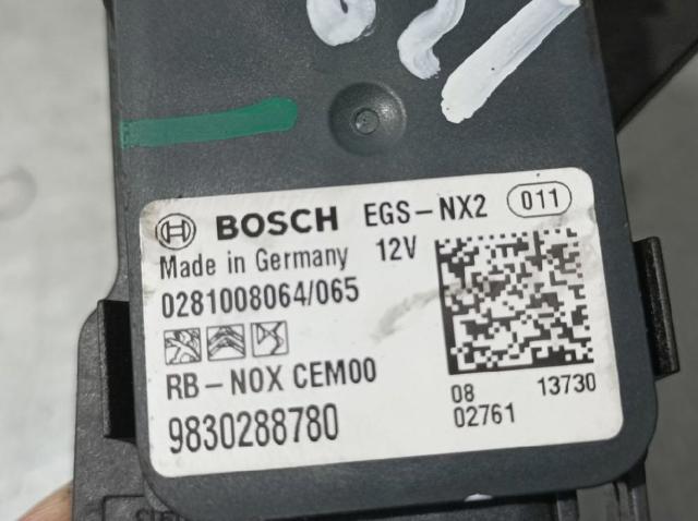 9830288780 PEUGEOT Датчик оксидов азота NOX задний купить в Запорожье